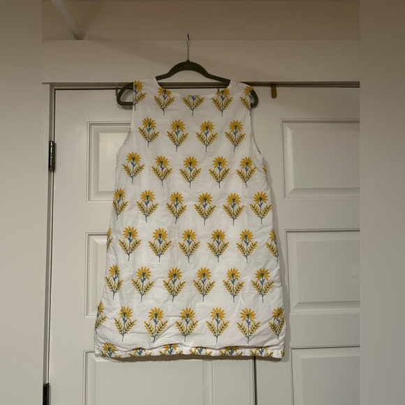 KJP Floral Yellow Sunflower Cotton Shift Dress XXL - Picture 3 of 6